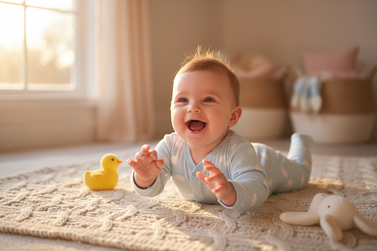 Desarrollo psicomotor 4-6 meses