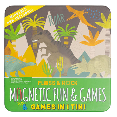 Juegos de Mesa Magnéticos Dinosaurios 4 - en - 1 - Hey Mama