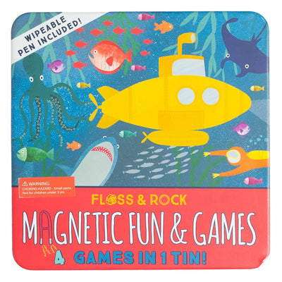 Juegos de Mesa Magnéticos Mundo Submarino 4 - en - 1 - Hey Mama