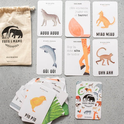 Tarjetas de Estimulación Animales - Hey Mama