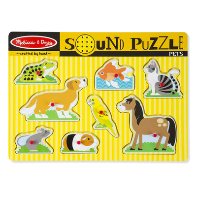 Puzzle con sonido - Mascotas