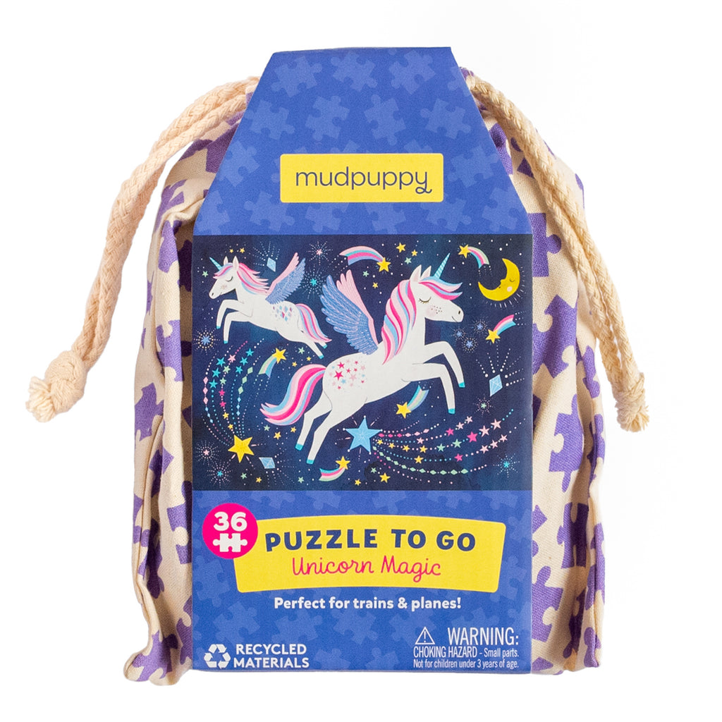 Puzzle en bolsa 36 piezas - Unicornios mágicos