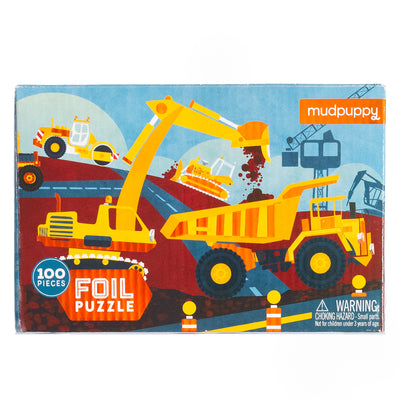 Puzzle 100 piezas papel metálico - Construcción
